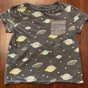 Gymboree space planets T-shirt size xs / 4